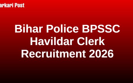 Bihar Police BPSSC Havildar Clerk Recruitment 2026