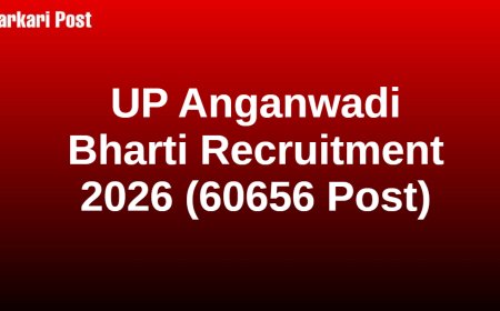 UP Anganwadi Bharti Recruitment 2026 (60656 Post)